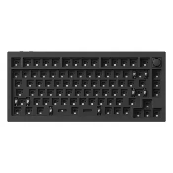 Mechaninė klaviatūra Keychron Q1 HE RGB Hot-Swappable belaidė anglies juoda