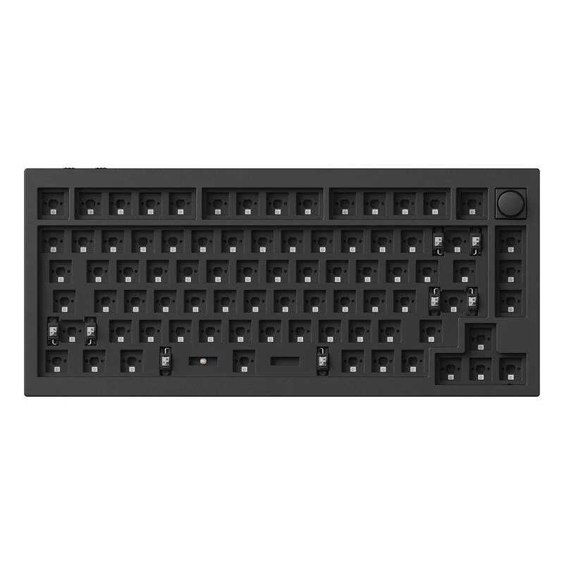 Mechaninė klaviatūra Keychron Q1 HE RGB Hot-Swappable belaidė anglies juoda