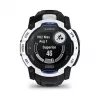 Išmanusis laikrodis GARMIN Instinct 3.05 cm (1.2 colio) AMOLED 45 mm 390x390 px jutiklinis ekranas Juoda Balta GPS 4 GB 53 g Silikoninis dirželis