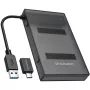 Saugyklų įrenginių prijungimo stotelė GRAUGEAR G-2603-AC USB 3.2 Gen 1 juoda HDD SSD 2,5 colio