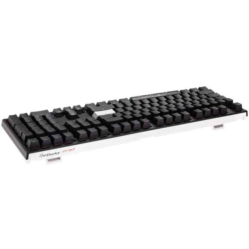 Ducky One 2 RGB klaviatūra, žaidimų, USB, QWERTY, juoda, mechaninė, laidinė