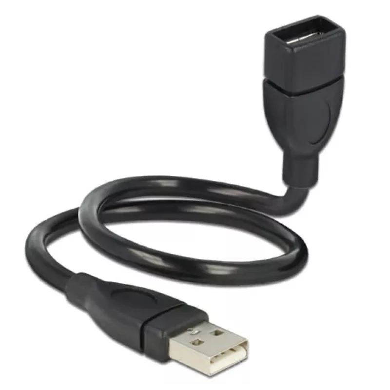 USB laidas DeLOCK 35cm USB 2.0 83498 juoda