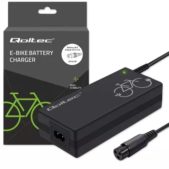 Akumuliatoriaus įkroviklis QOLTEC Charger for ebike 36V 42V 2A 3P GX16