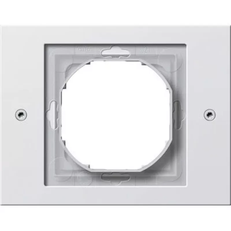 Elektros jungiklio rėmelis Gira TX_44 White, termoplastikas, 110×86 mm, įprastinis dizainas