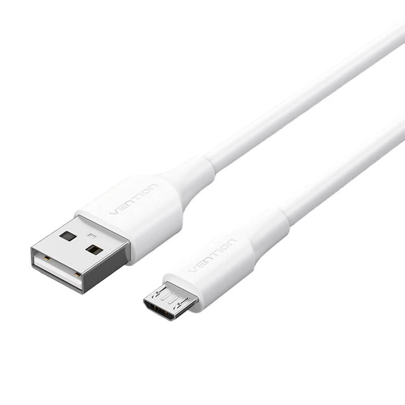 Kabelis USB 2.0 į MICRO-B / 1 m baltas Ctiwf Vention