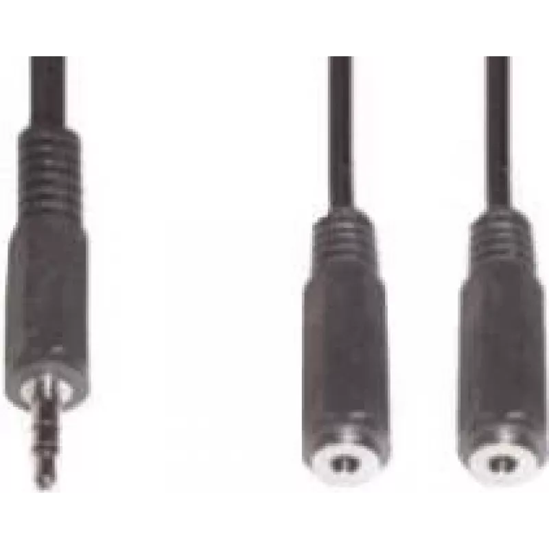 e+p B 109 0.2m 3.5mm 2 x 3.5mm juodas garso kabelis (B 109)