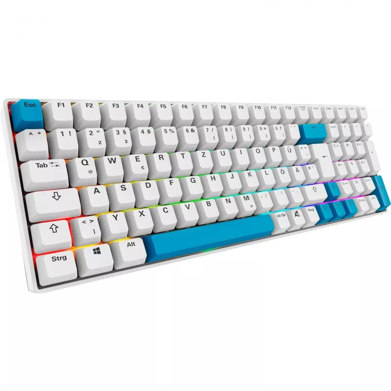 Žaidimų klaviatūra Sharkoon SGK50 S2 Mechanical QWERTZ belaidė