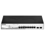 D-Link DGS-1210-08P/E valdomas L2 Gigabit Ethernet (10/100/1000) maitinimas per Ethernet (PoE) juoda