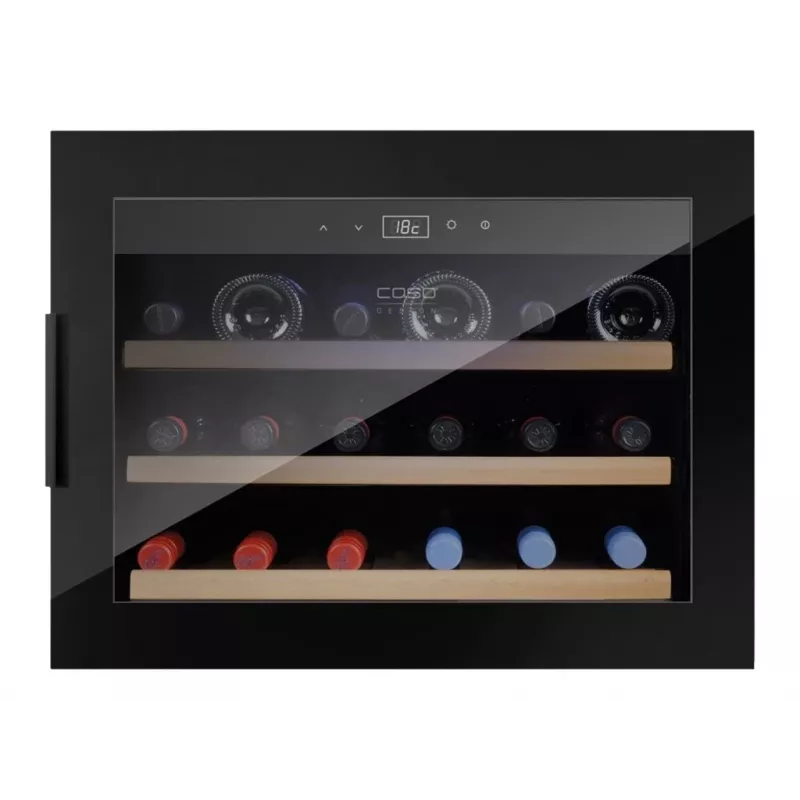 Wine Cooler Caso WineSafe 18 EB Juoda Compressor 18 bottle(s)
