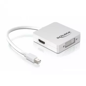 Vaizdo kabelio adapteris DeLOCK 61768 Mini DisplayPort DisplayPort DVI HDMI 0,24 m