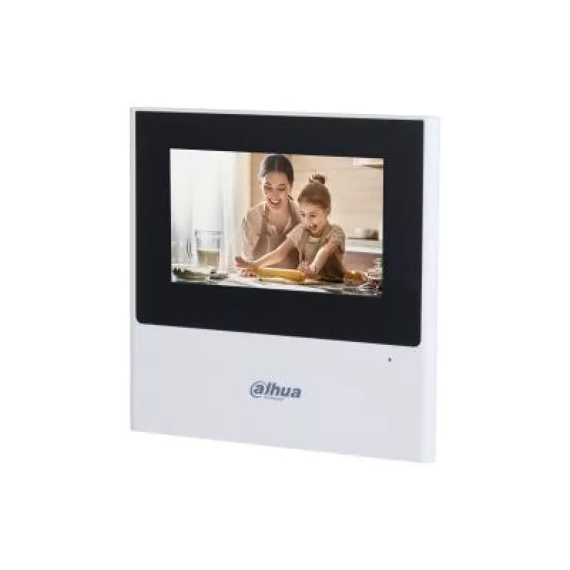 Dahua Technology VTH2611L-WP vaizdo domofono sistema 10,9 cm (4,3 colių) Juoda, Balta
