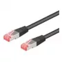 “Intellinet 731812” tinklo kabelis juodas 10 m Cat6a S/FTP (S-STP)