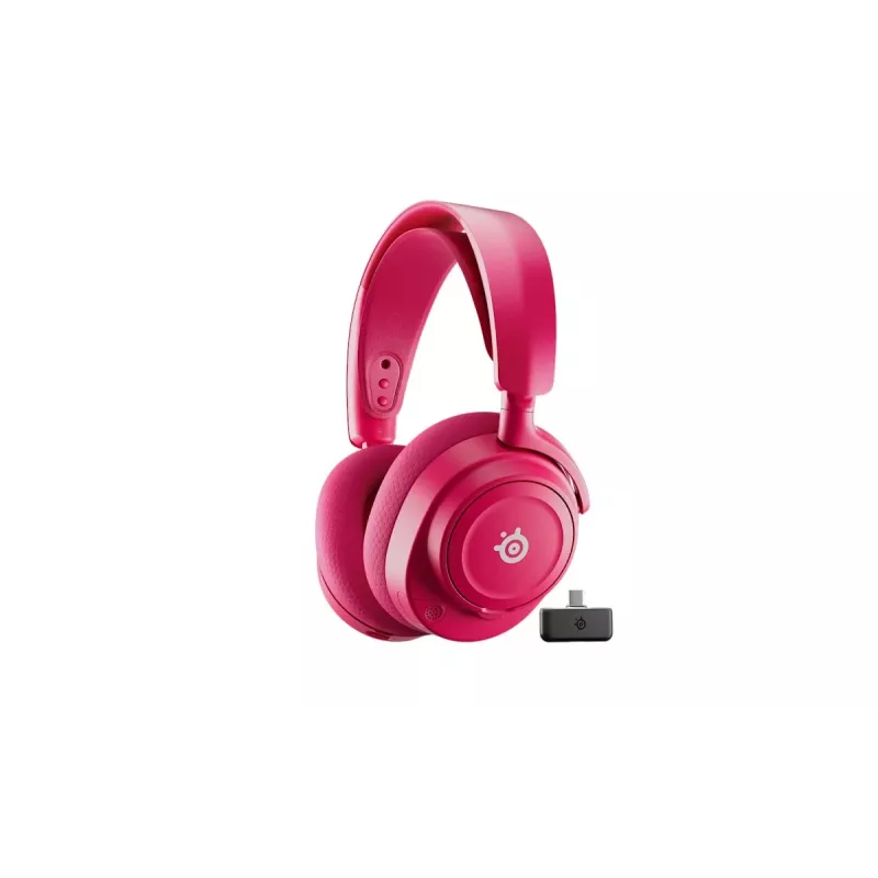 Steelseries Arctis Nova 7P Wireless Gen 2 ausinės laidinės ir belaidės galvos juostos žaidimų USB Type-C Bluetooth Magenta