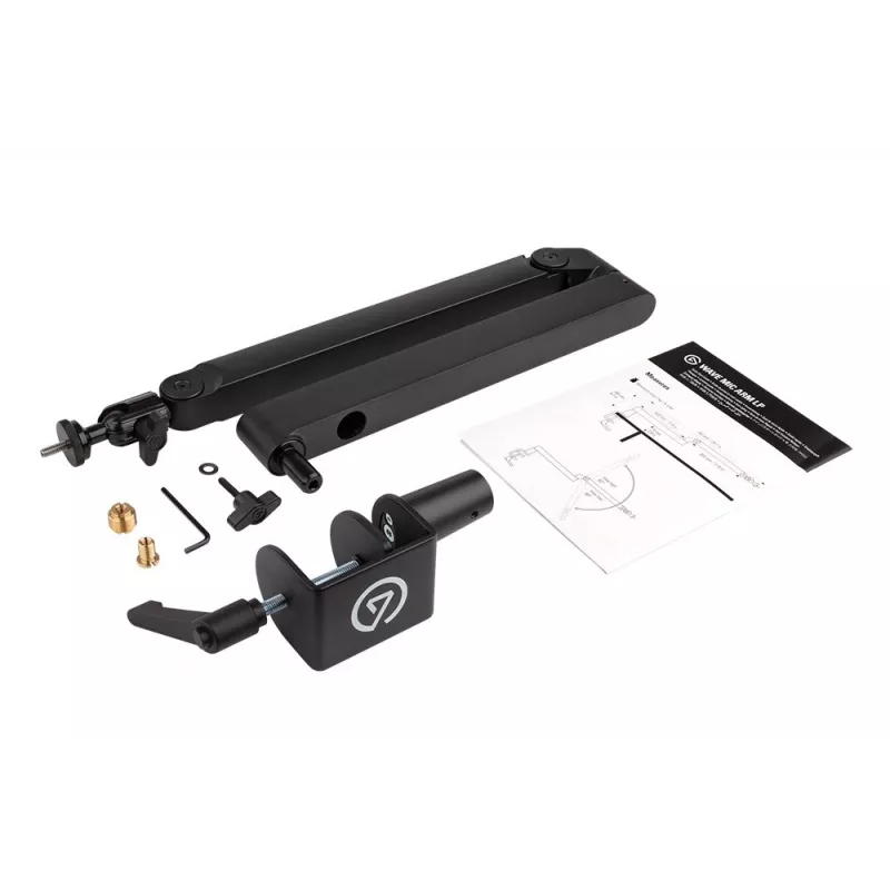 Mikrofono stovas Elgato Wave Mic Arm Low Profile — reguliuojamas žemo profilio stovas studijai ir transliacijoms