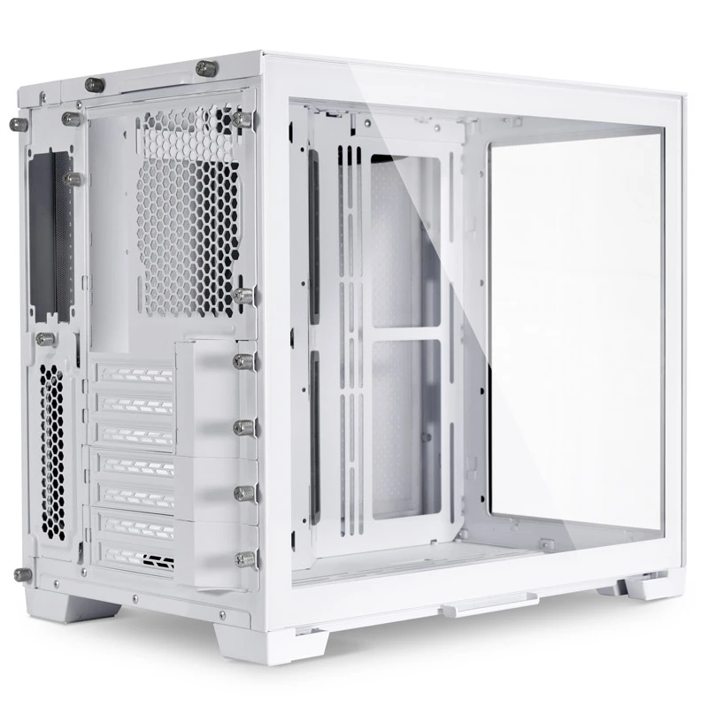 PC korpusas Lian Li O11D Mini-S Mini Tower baltas (suderinamas su SFX/SFX-L maitinimo šaltiniu)