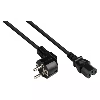 Good Connections P0150-S050 - 5 m - Netzstecker Typ E+F - C15-Koppler - H05V2V2-F - 250 V