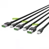 Lightning kabelių rinkinys Green Cell KABGCSET04 30cm 120cm 200cm