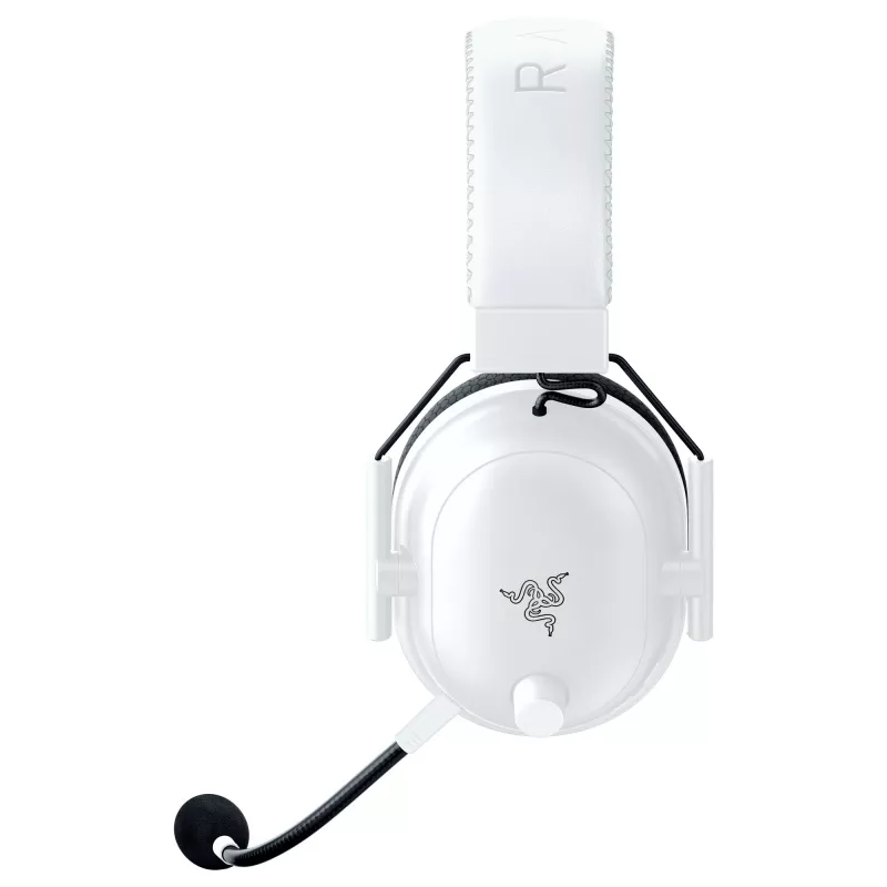 Razer BlackShark V2 Pro, skirta PlayStation, belaidė ausinė, lankeliu, žaidimams, USB Type-C, Bluetooth, balta