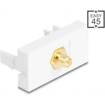 DELOCK adapteris RP-SMA kištukas į RP-SMA lizdą baltas, modelis 90903