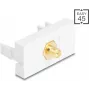 DELOCK adapteris RP-SMA kištukas į RP-SMA lizdą baltas, modelis 90903