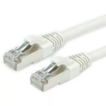 Roline - komutacinis kabelis - RJ-45 (M) to RJ-45 (M) - 50 cm - SFTP, PiMF - CAT 6a - Halogen-Free, Moulded, Snagless - Pilka