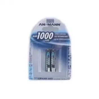 Baterija AAA HR03 Ansmann lizdinė pakuotė 2 X Akumuliatorius 1000mAh
