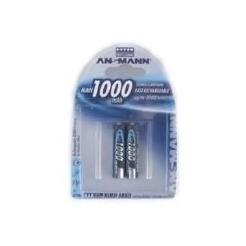 Baterija AAA HR03 Ansmann lizdinė pakuotė 2 X Akumuliatorius 1000mAh