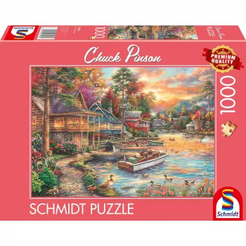 Dėlionė schmidt spiele Chuck Pinson Shore in Evening Gold 1000 detalių