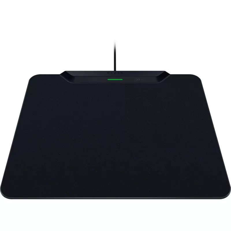 Razer | Belaidžio įkrovimo žaidimų pelės kilimėlis ir padas, kietasis leidimas | HyperFlux V2 belaidžio įkrovimo sistema | Žaidimų pelės kilimėlis | 360 x 311 mm | Juoda