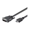 Goobay | DVI-D/HDMI laidas, nikeliuotas | 50580 | DVI-D kištukas Single-Link (18+1 kaištis) | HDMI kištukas (A tipo) | 2 m