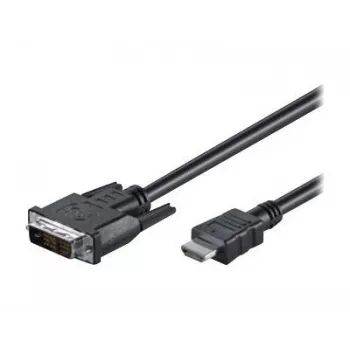 Goobay | DVI-D/HDMI laidas, nikeliuotas | 50580 | DVI-D kištukas Single-Link (18+1 kaištis) | HDMI kištukas (A tipo) | 2 m