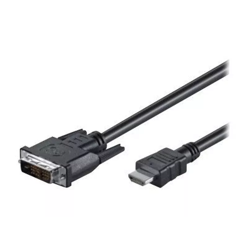 Goobay | DVI-D/HDMI laidas, nikeliuotas | 50580 | DVI-D kištukas Single-Link (18+1 kaištis) | HDMI kištukas (A tipo) | 2 m
