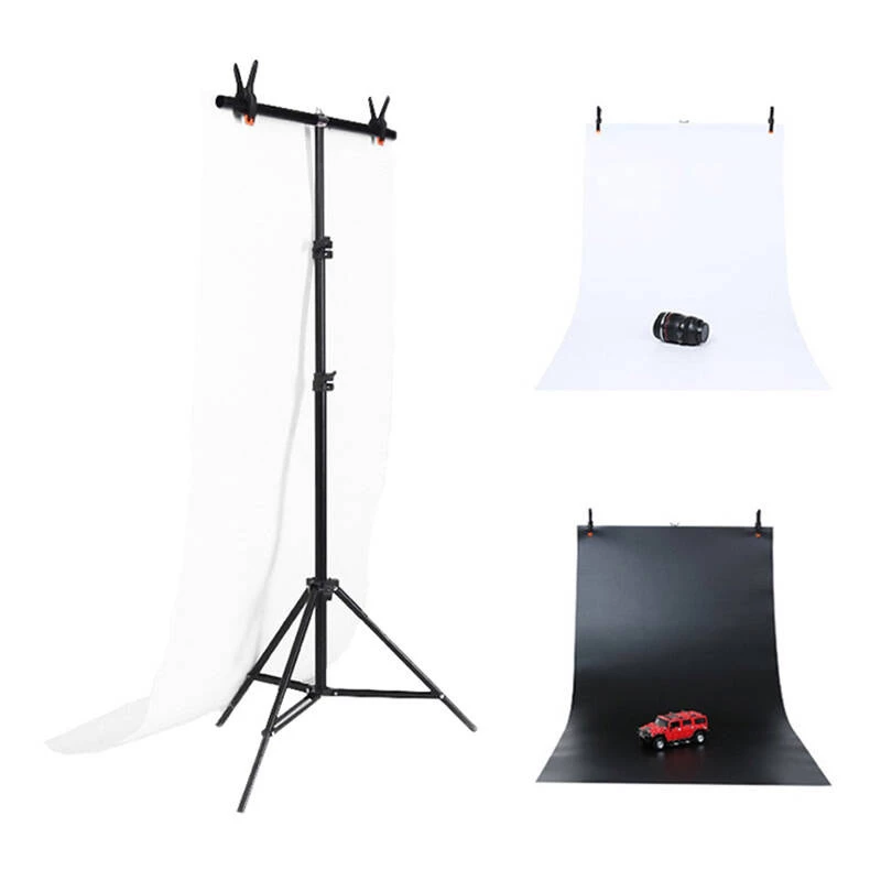 Foto studijos fono laikiklis Puluz 70x200cm + fonai 2 vnt. DCA0976