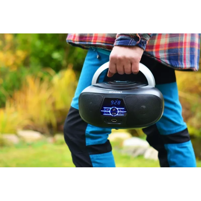 Nešiojamas „Bluetooth“ garsiakalbis PRIME3 ABB11BT su įmontuotu mikrofonu, belaidis garso atkūrimas