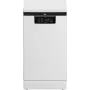 BEKO Laisvai pastatoma indaplovė BDFS26120WQ, energijos klasė E, plotis 45 cm, 6 programos, inverterinis variklis, trečiasis stalčius, balta