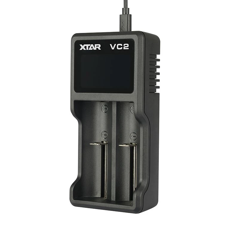 XTAR VC2 buitinių baterijų USB