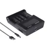 XTAR VC4 buitinis akumuliatorių įkroviklis USB