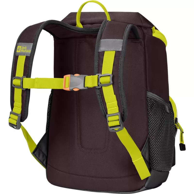 Jack Wolfskin Erlebnis Pack kuprinė - violetinė/neoninė geltona, 11 L