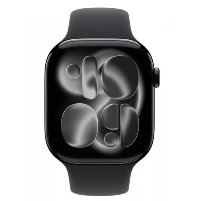 Watch Series 11 GPS 46mm Jet Black Aluminium Case with Black Sport Band - M/L