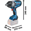 Bosch GDS 18V-1050 H 1750 RPM juoda, mėlyna, raudona