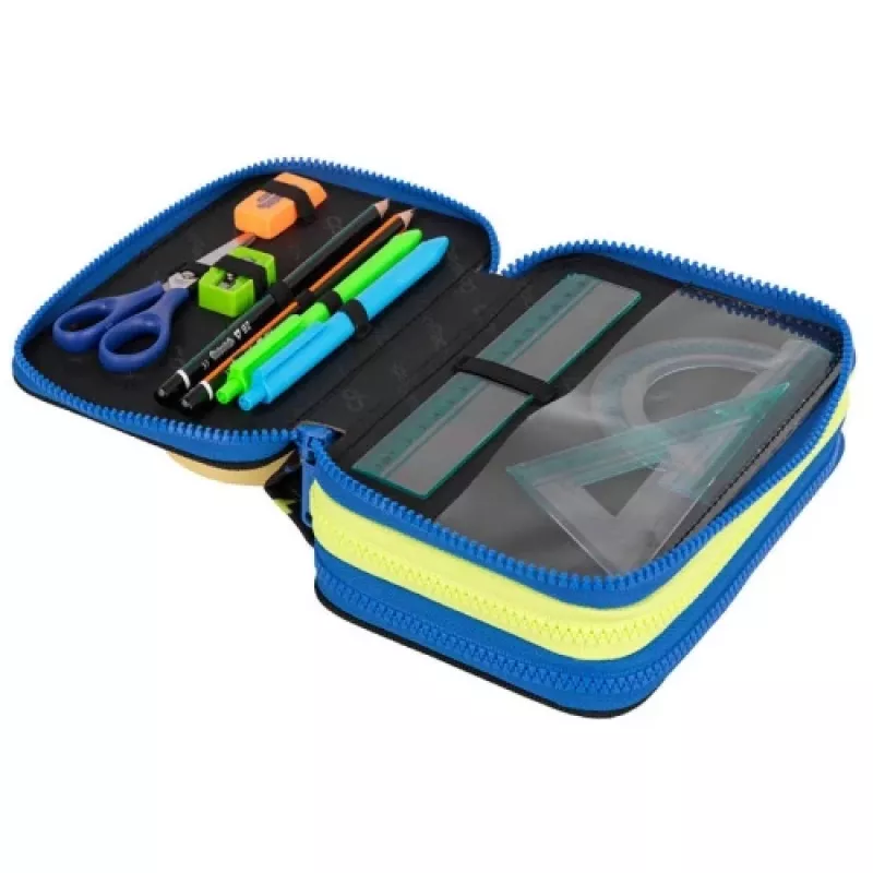 Penalai CoolPack Jumper 3 ATLANTIS F067828 — trijų aukštų mokyklinis penalas