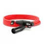 RØDE XLR3M-R garso kabelis 3 m XLR raudonas