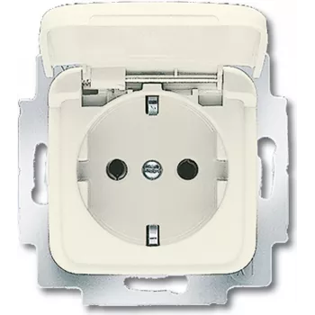 BUSCH JAEGER 20 EUK-212 - CEE 7/3 - 2P+E - Smėlio spalva - 250 V - 16 A - 71 mm