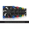 Kompiuterio korpuso ventiliatorius Noctua NF-A8 PWM CH.BK.S 80 mm, 4 kontaktų PWM, 450–2200 RPM, 17,7 dB