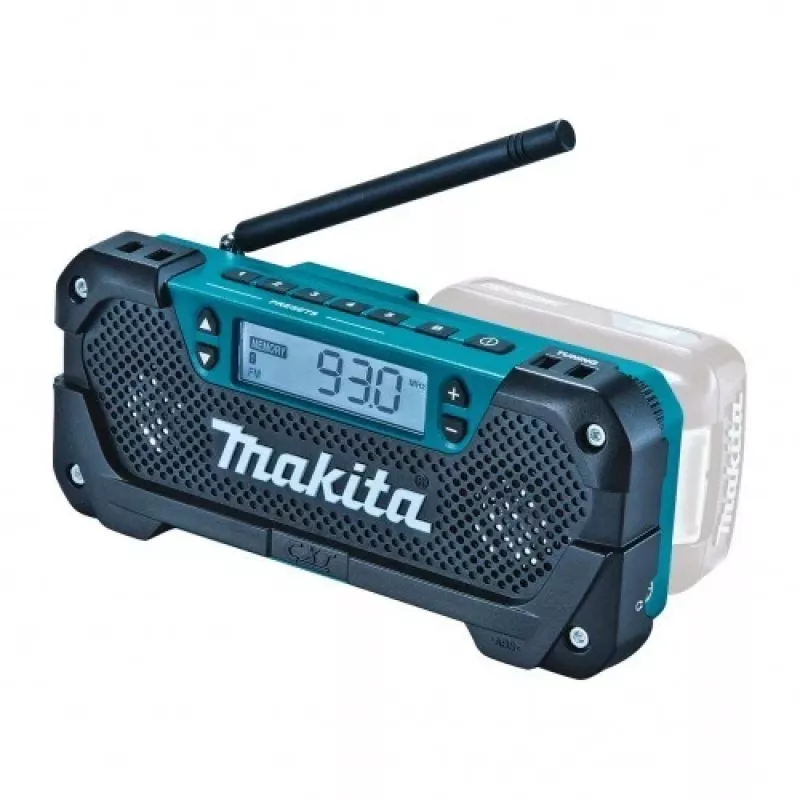 Makita MR052 radio Worksite Analog & digital Juoda, Mėlyna