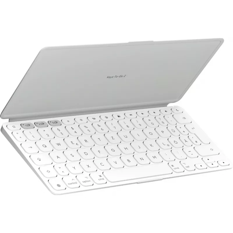 Logitech Keys-To-Go 2 klaviatūra universali Bluetooth QWERTZ vokiška balta
