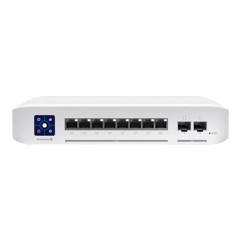 Ubiquiti UniFi Enterprise 8 PoE valdomas L3 2,5G Ethernet (100/1000/2500) maitinimas per Ethernet (PoE) Nerūdijantis plienas