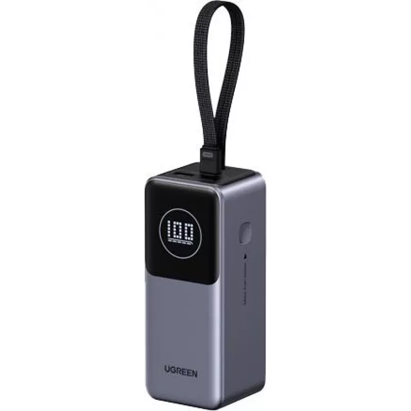 UGREEN “Powerbank PB723” 20000 mAh 130 W dvipusis greitas įkrovimas, pilka, universali