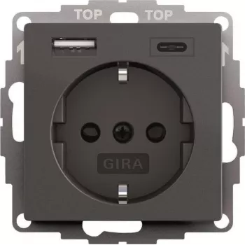 gira SCHUKO USB maitinimo blokas 2f System 55 modelis 245928