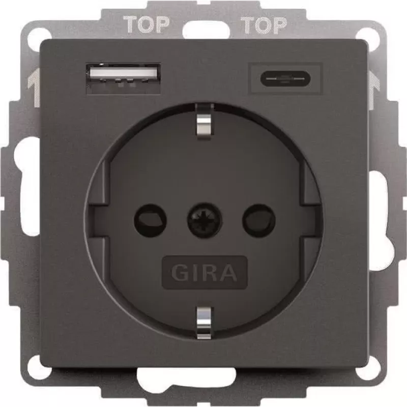 gira SCHUKO USB maitinimo blokas 2f System 55 modelis 245928